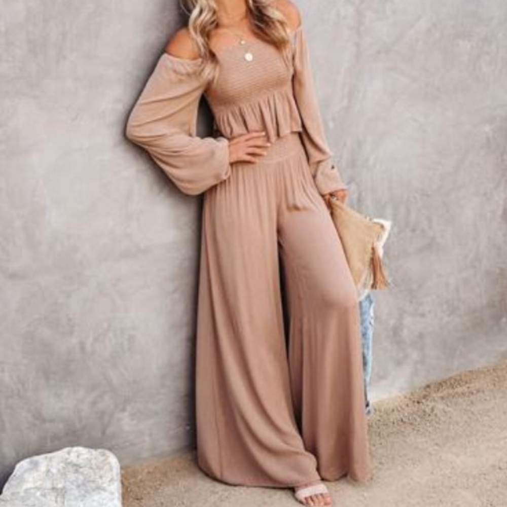 Brown Peggy Smocked Set